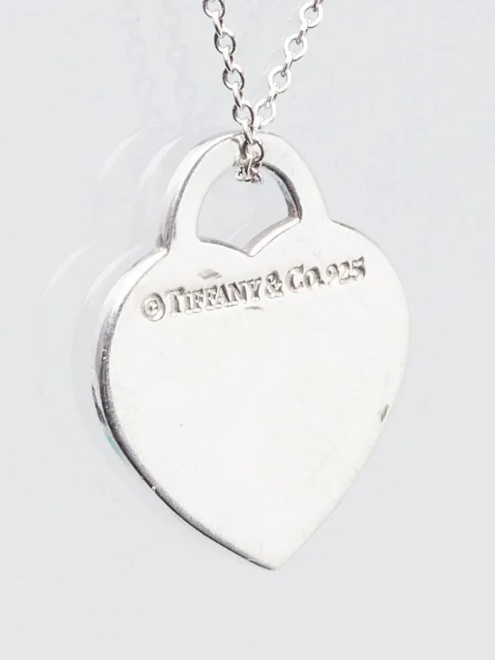 Tiffany & Co. Sterling Silver Return To Tiffany Heart Tag Pendant Necklace - Picture 3 of 7